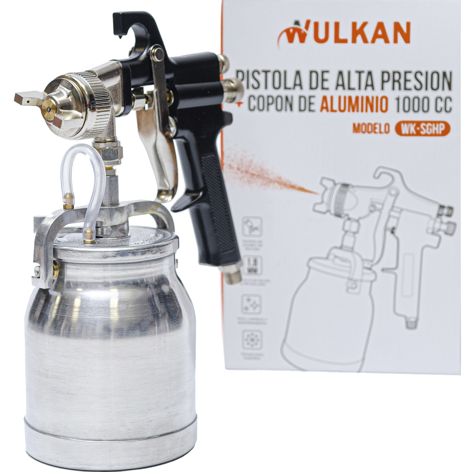 Pistola Alta Presión para Pintar WK-SGHP Wulkan