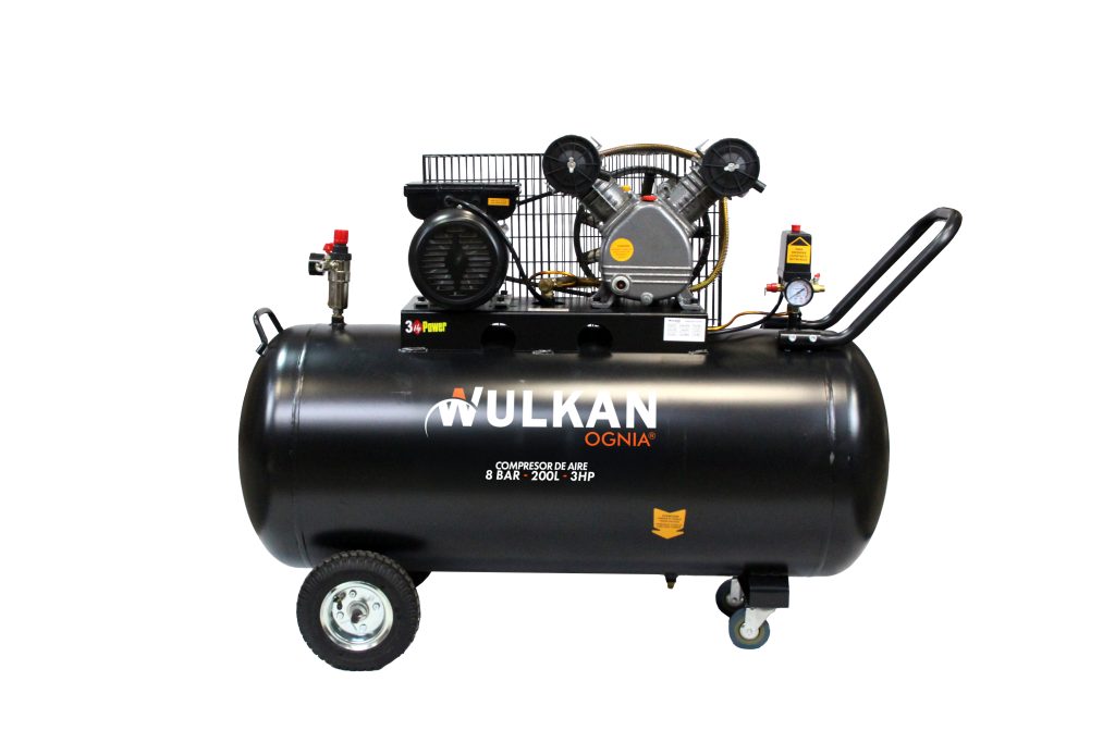 Compresor 200Lts 3hp WC-200 Wulkan