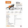 MOTOSIERRA STIHL MS212 ESP 16"